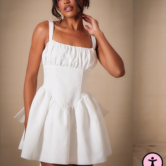PrettyLittleThing Dresses & Skirts - White pretty little thing how dress